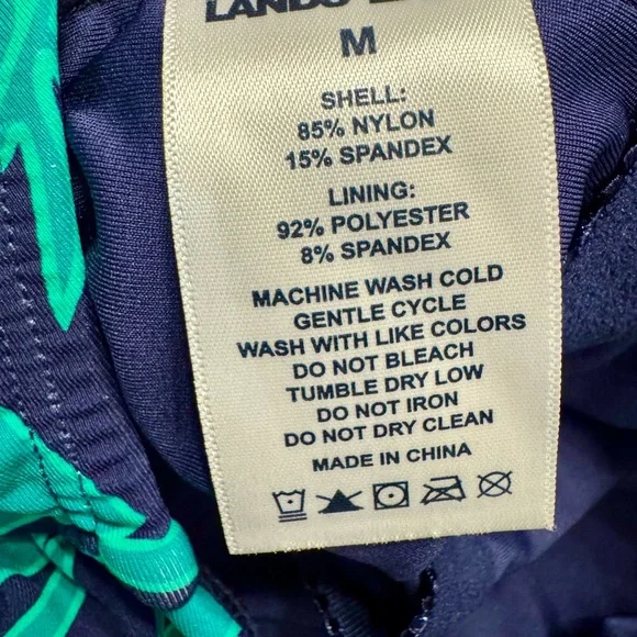 Land’s‎ End Teopical Leaf Print One-Piece Swimsuit - Picture 5 of 5